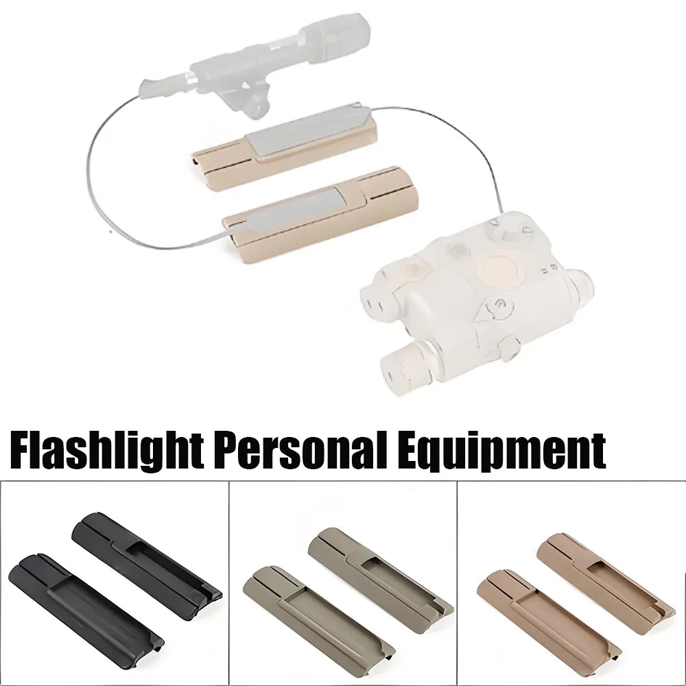 

20mm Pressure Switch Tailcap​​ Tactical Flashlight Laser Sight Covers for M600 M300 Airsoft Hunting Rifle Outdoor Survival Gear