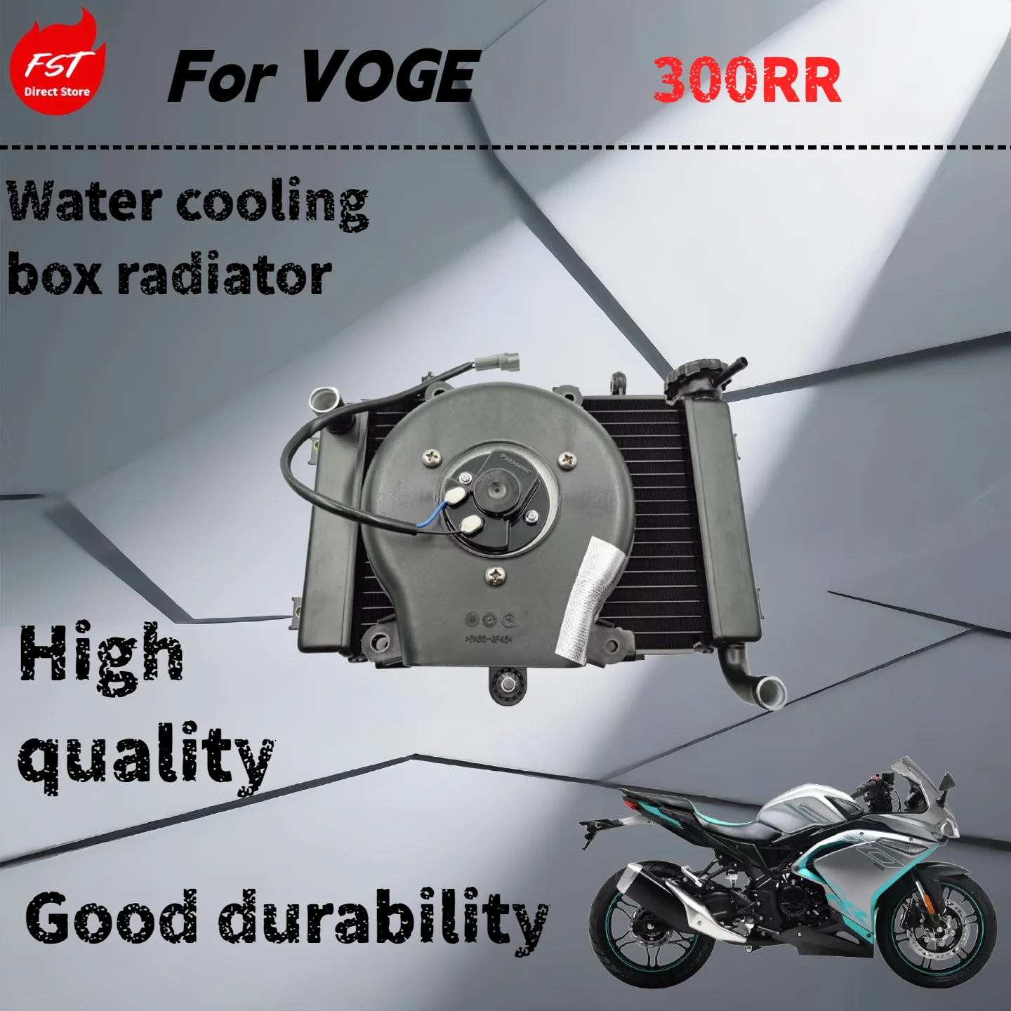 

For VOGE 300RR motorcycle water tank water cooling box radiator fan motorcycle modification accessories