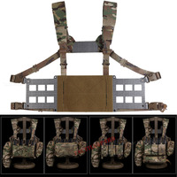 Tactical Extended Chest Ferro Style Chesty Rig Wide V2 Outdoor Hunting Gear Airsoft Training Equipment