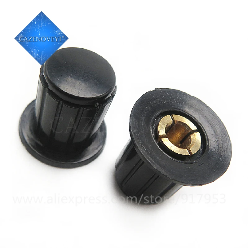 5pcs/lot WXD3-13 black knob button cap is suitable for high quality WXD3-13-2W turn around special potentiometer knob KYP16-16-4