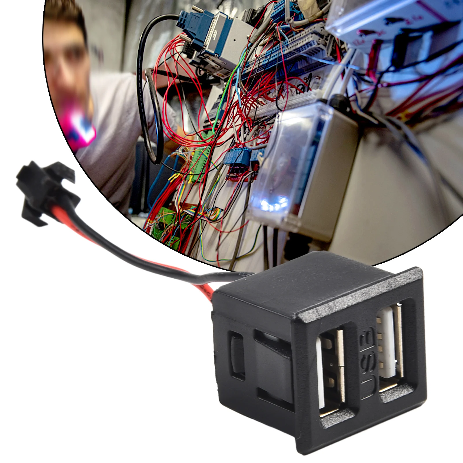 Conectores prácticos CONECTORES Conector CONECTOR 22,5*20 mm Negro Conveniente Incluye conector de enchufe Perfecto