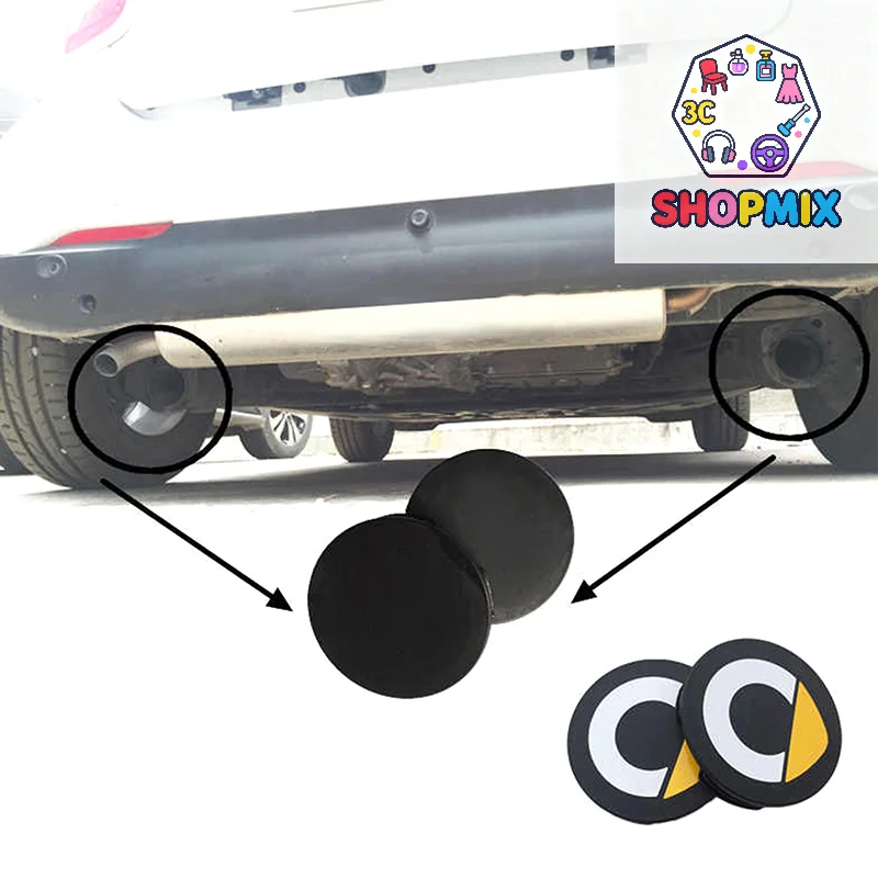 

2 шт. задняя водонепроницаемая антикоррозийная выхлопная труба, защитная крышка для Smart 450 451 453 Fortwo Forfour W451 W453