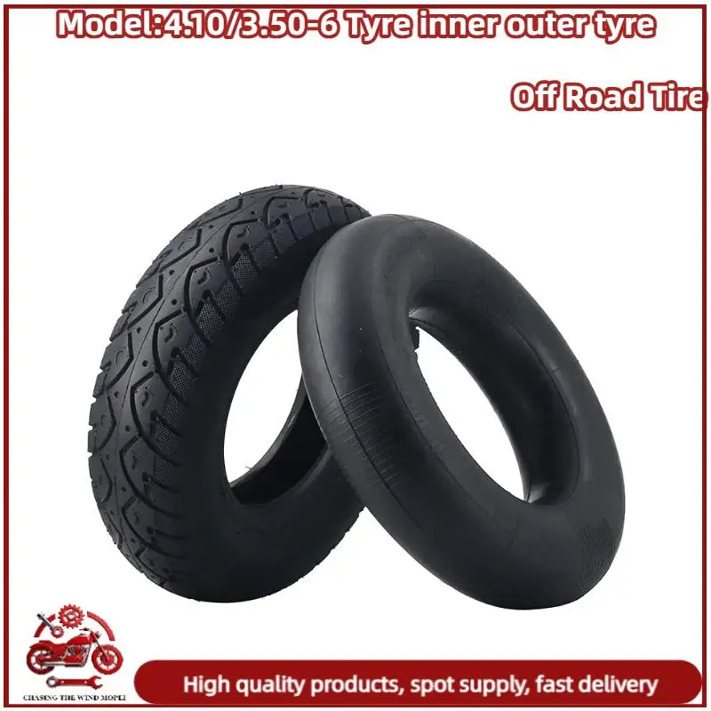 

4.10/3.50-6 Outer Tire And Inner Tube Fit For 6 Inch Scooter Off Road Tires