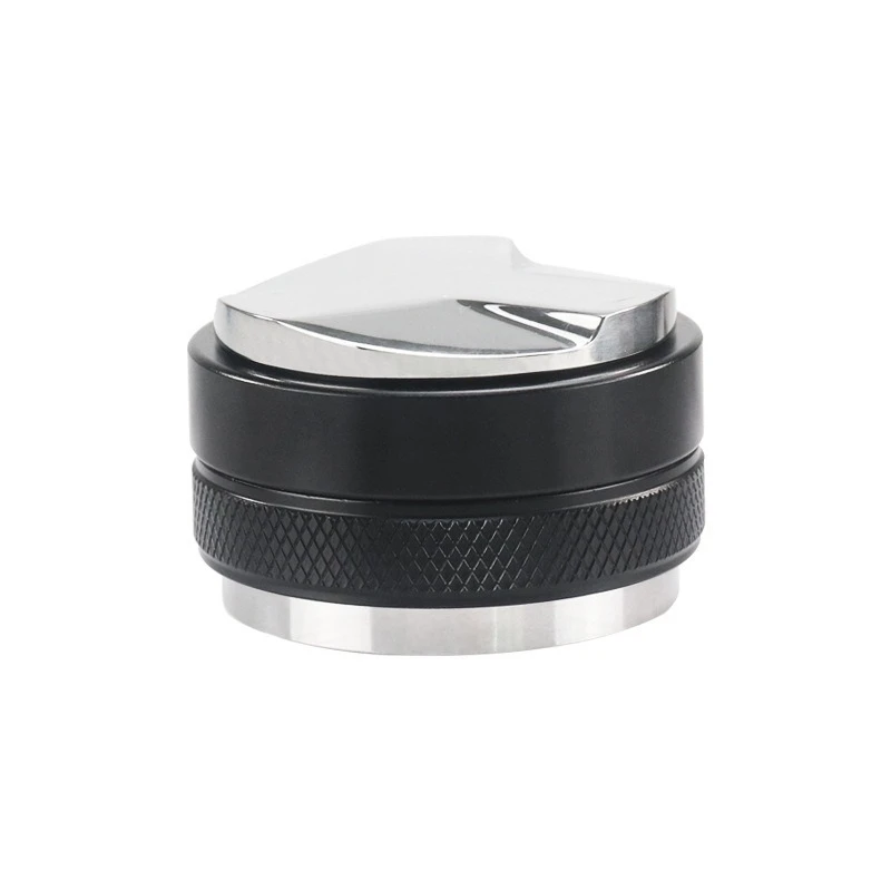 

2-in-1 Double-head Powder Cloth Adjustable Height Powder Press Flat Bottom Three-leaf Macaron Double-head Coffee Powder Cloth