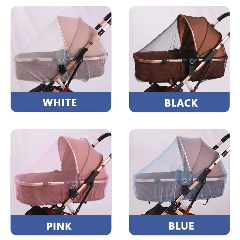 Mosquito Net For Baby Stroller Summer Pram Insect Shield Net Infants Pushchair Cart Safe Protection Mesh Pram Acessórios