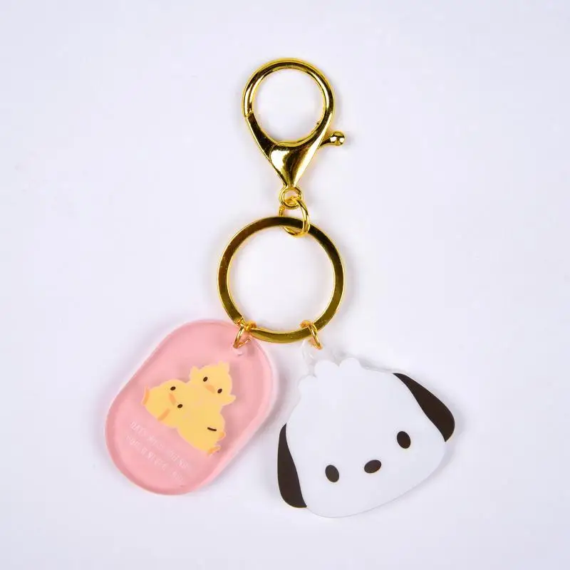 

Аксессуары для украшения милой сумки; Акриловый брелок с персонажами аниме Sanrio; Идеальный подарок.