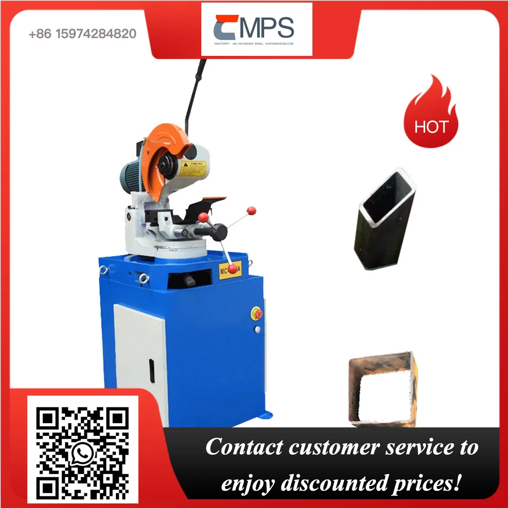 45/90 Degree Manual Pipe Cutting Machine Stainless Steel New Cutters Aluminum Circular Cold Saw Industrial Sewing Machine