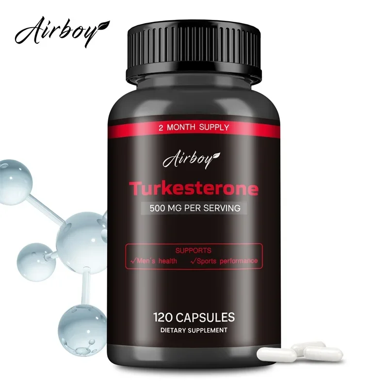 

Turkesterone Supplement - Supports Men's Health, Enhances Potency, Promotes Muscle Growth, and Improves Athletic Performance