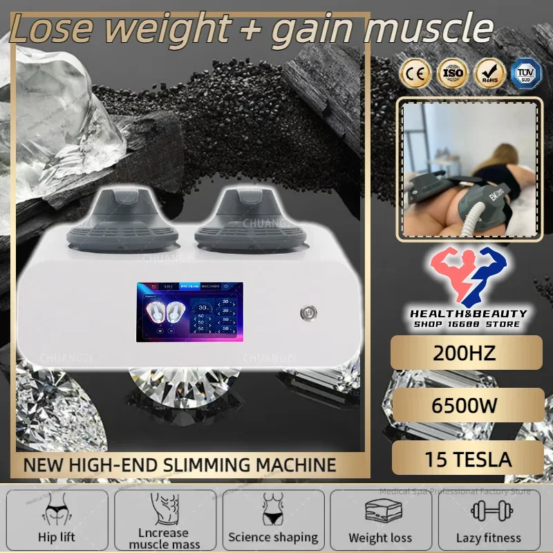 

New upgrade NEO 6500W EMSzeroNova EMSZERO Machine EMS Pelvic Pad Muscle Stimulation Body Sculpt For Slmming Salon 2025