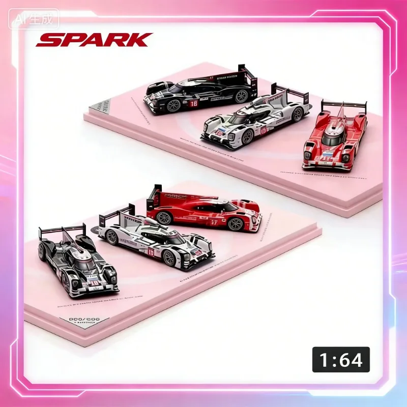 

SPARK 1:64 Set of three vehicles, exclusive for the Suzhou exhibition, cast alloy vehicle models, adult collection models.