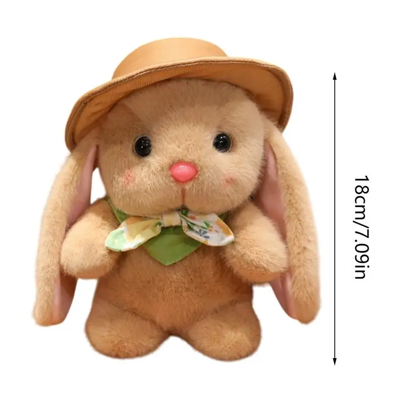 Lapin en peluche doux et douillet pour enfant, coussin en forme d'animal, jouet mignon, beurre