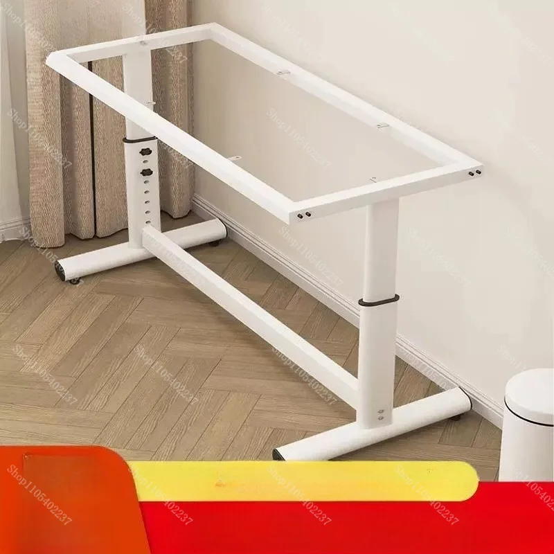 Adjustable Height Table Legs Base Iron Art Paint Thickened Office Conference Study Desk Frame Home Stable