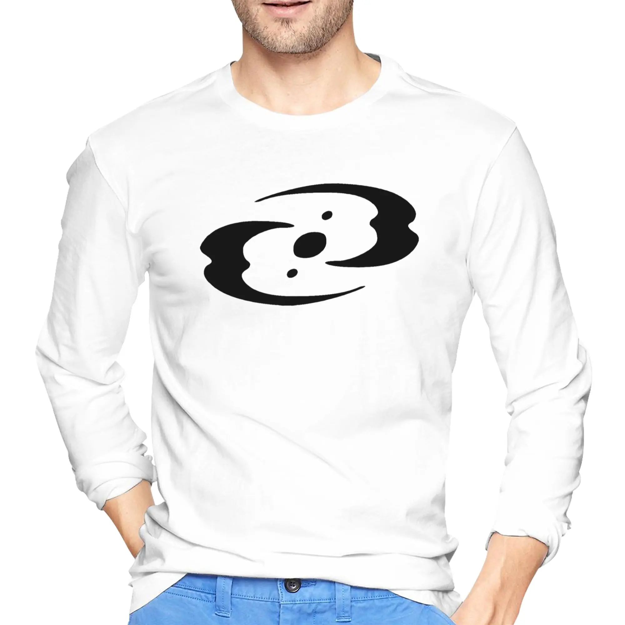 

Bionicle Three Virtues symbol Men's Long Sleeved T-shirt Casual Round Neck T shirts Spring and Autumn Men tops