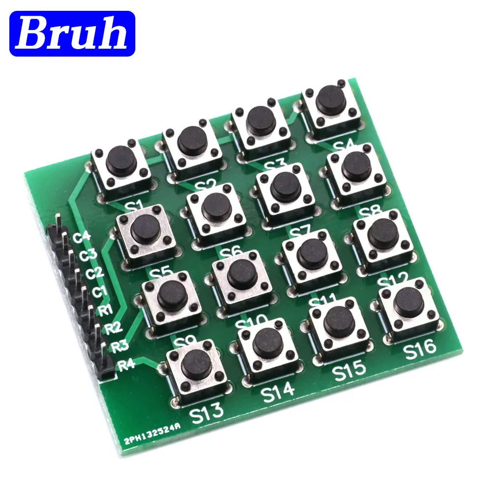 Free shipping MCU Extension 4 x 4 16-Key Matrix Keyboard Module for Arduino 4*4 matrix keyboard