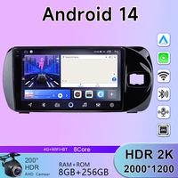 Wireless Carplay Android 14 For Toyota Vitz 3 XP 130 2014 - 2019 Car Multimedia Player Stereo Radio GPS Navigation Head Unit BT