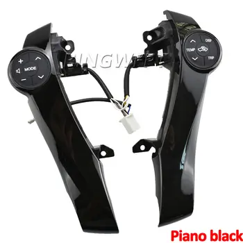 適用於豐田普銳斯(Prius)C 2011-2015款和Aqua 2012-2014款的銀色/鋼琴黑色巡航控制方向盤按鈕開關 8 最佳銷售 豐田 Aqua 巡航控制系統 - №7
