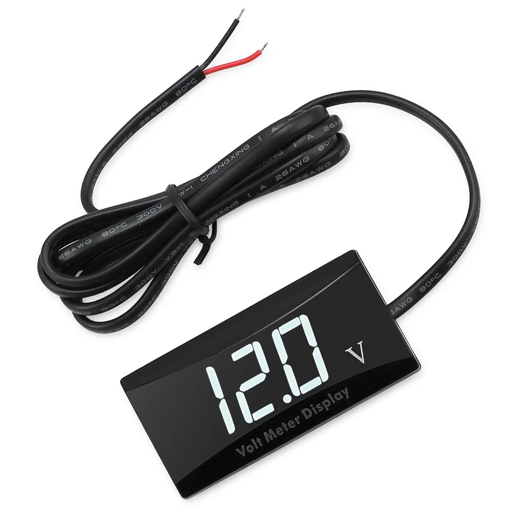 

Digital Voltmeter Motorbike DC 12V Gauge Waterproof Car Display Motorcycle LED Color Screen