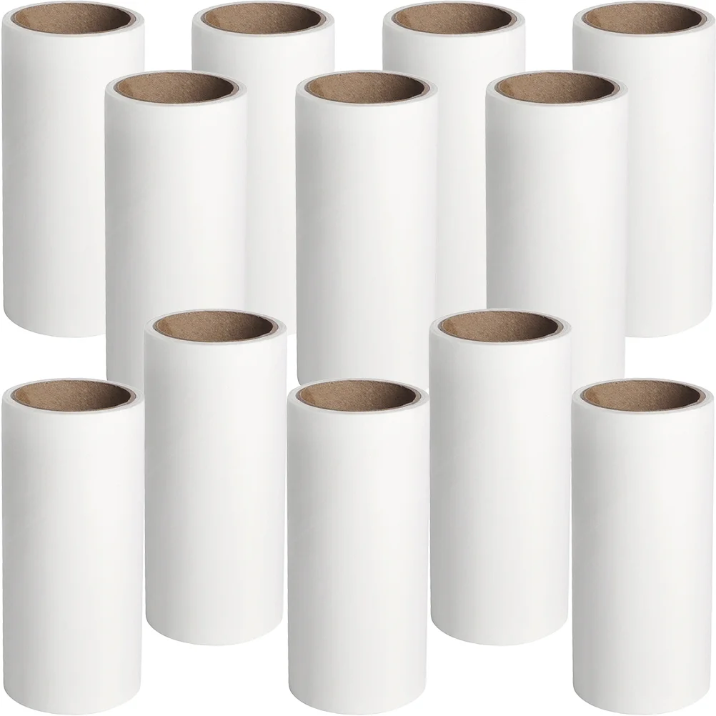 

12 Pcs Roller Hair Sticker Lint Rollers for Crafting Dog Brush Carpet Portable Rug