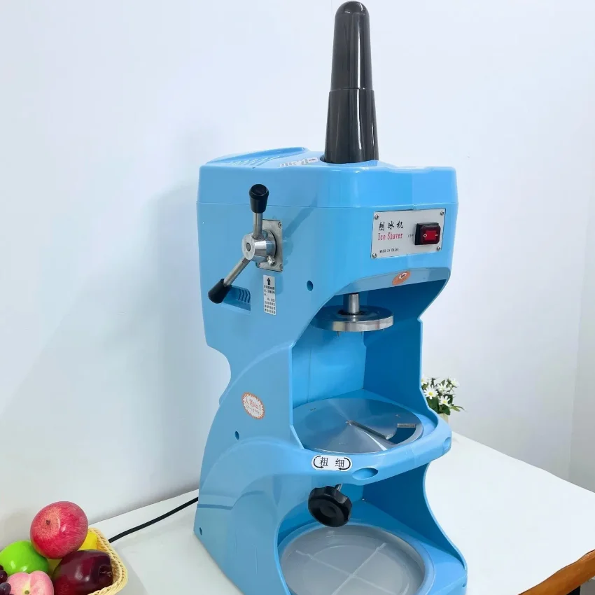 Small Automatic Taiwan Mian Mian Snow Flake Ice Shaver Block Shaving Machine for Dessert Shop