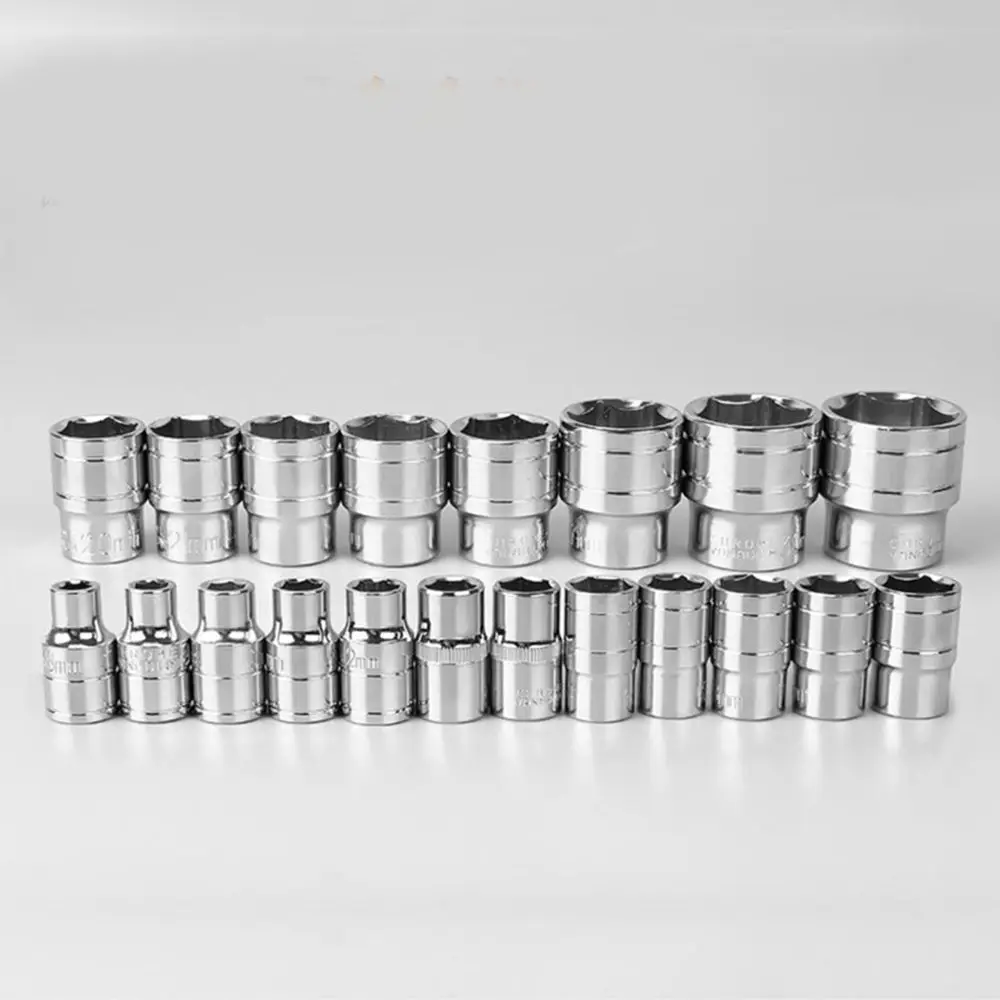 1Pcs Hexagon Wrench Socket Set 1/2inch Socket Adapter 8 mm - 20 mm Sleeve Heads for Ratchet Wrench Spanner