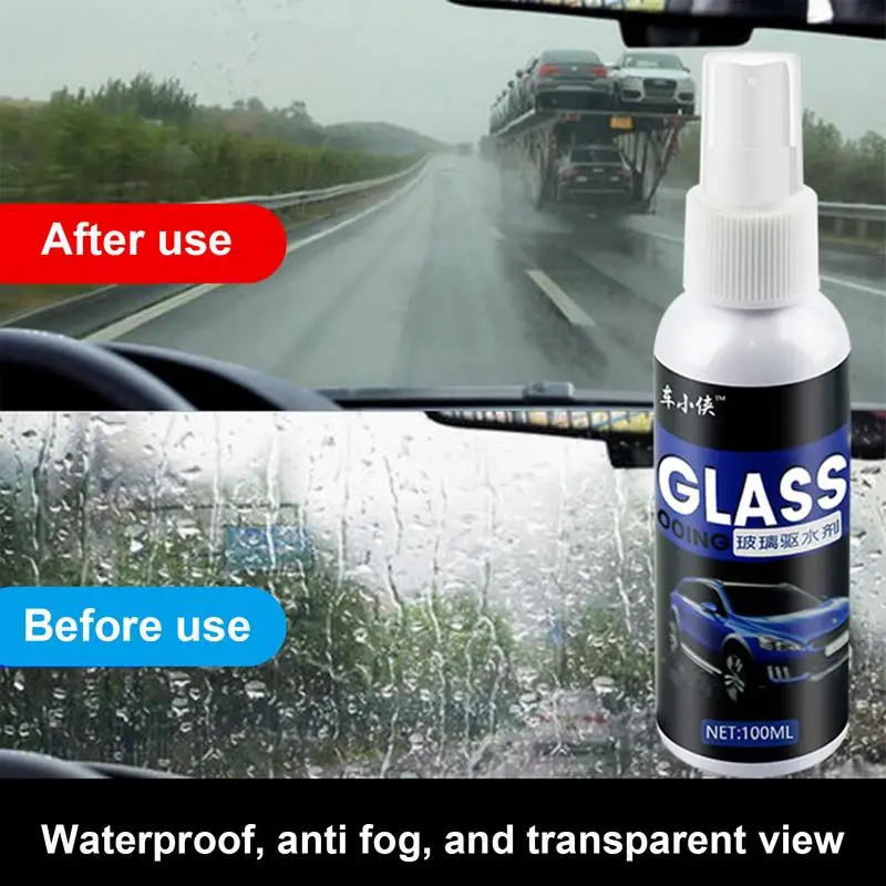 Car Anti Fog Spray 100ml vehicle Swim Goggles Rain proofing Agent automotive windshield Defogging spray auto cleaning tools