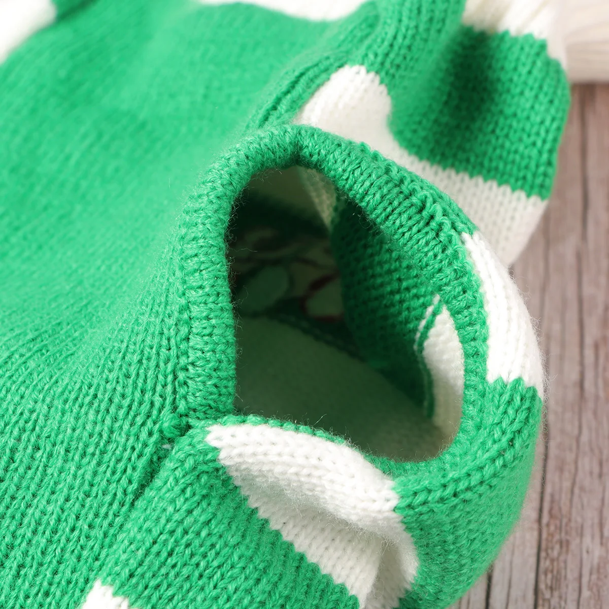 

Dog Sweater Christmas Elk Knit Pullover Winter Clothes Size L Green Warm Pet Outfit Holiday Puppy Clothing Pet Sweater