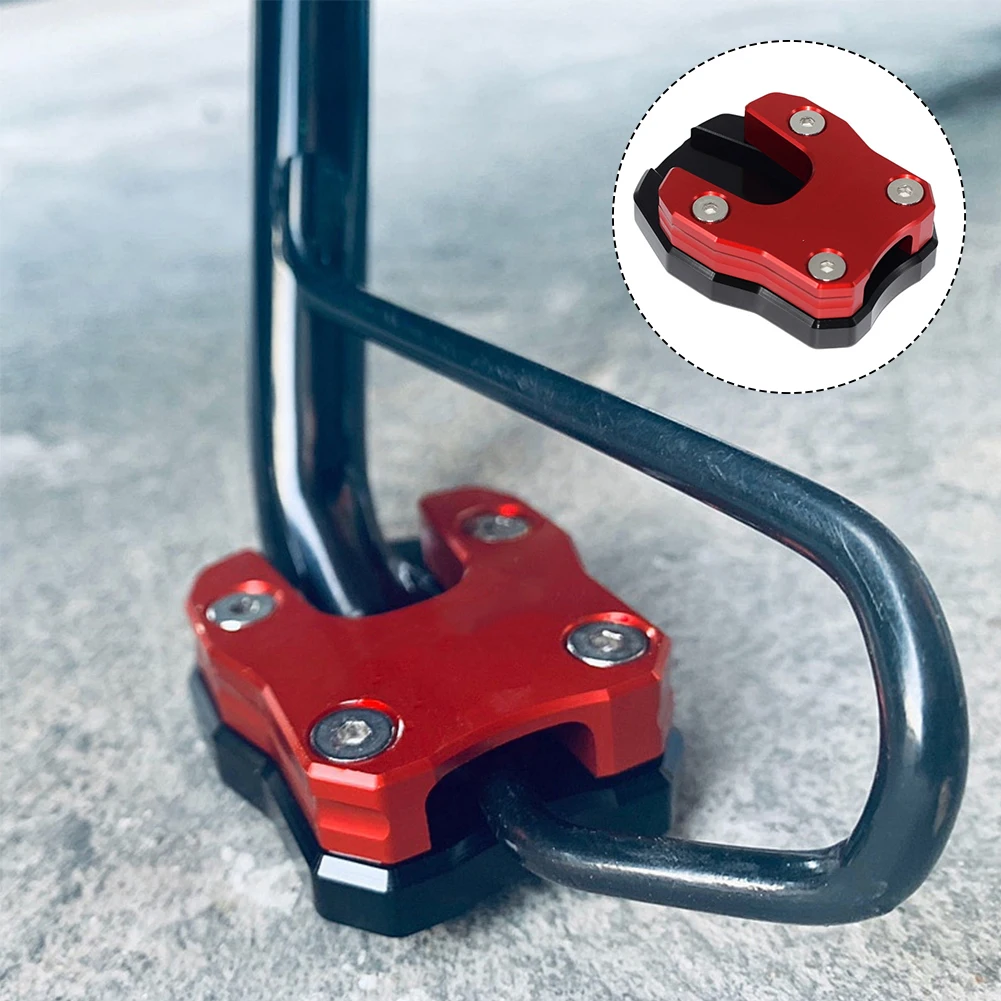 Motorcycle Bike Kickstand Extension Scooter Plate Foot Side Stand Pad Support Enlarged Base For HONDA ADV150 ADV 150 2019 - 2021