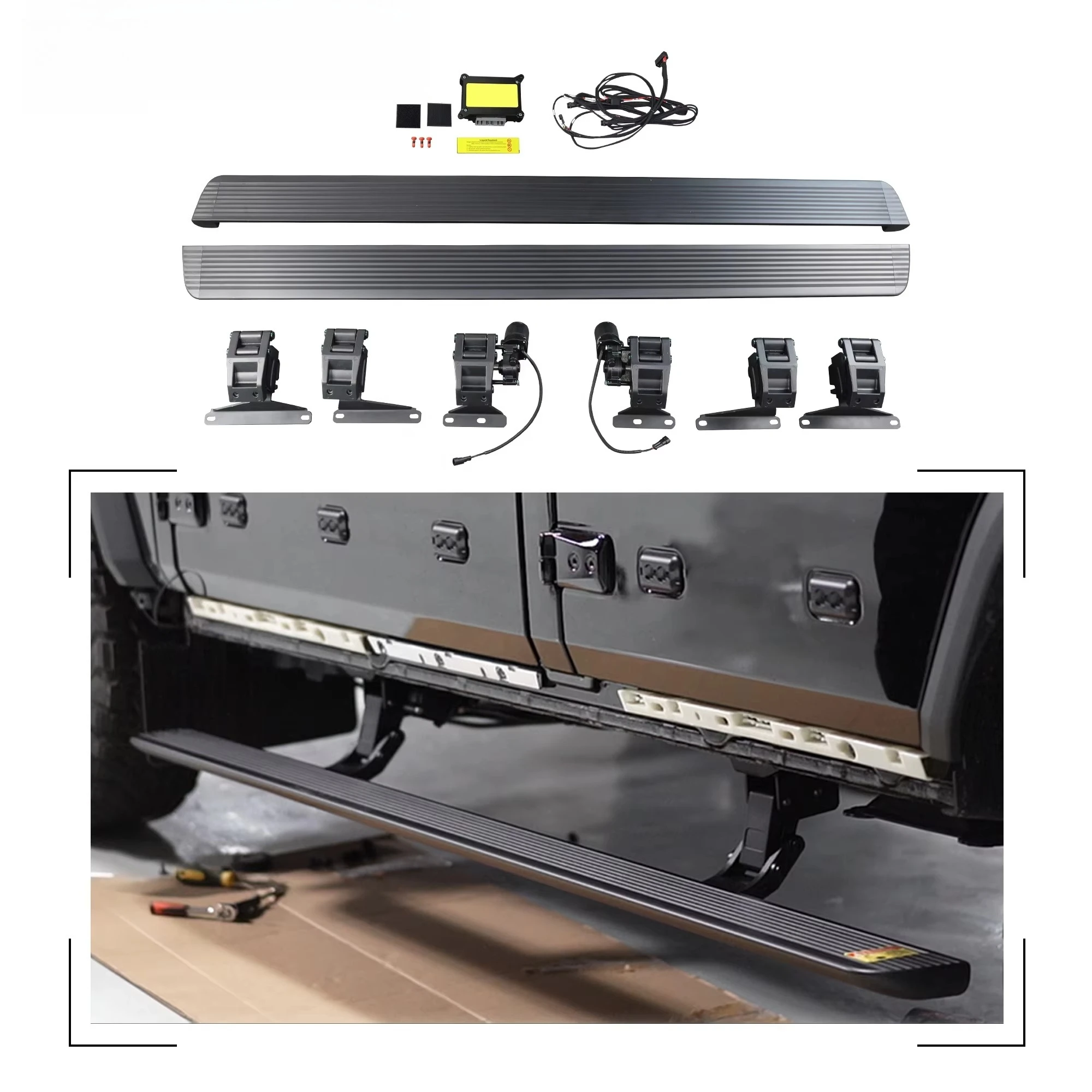 

Rust-Proof Retractable Step Side Door Roof Foot Pedal Power Automatic Electric Power Side Step Running Board for Ineos Grenadier