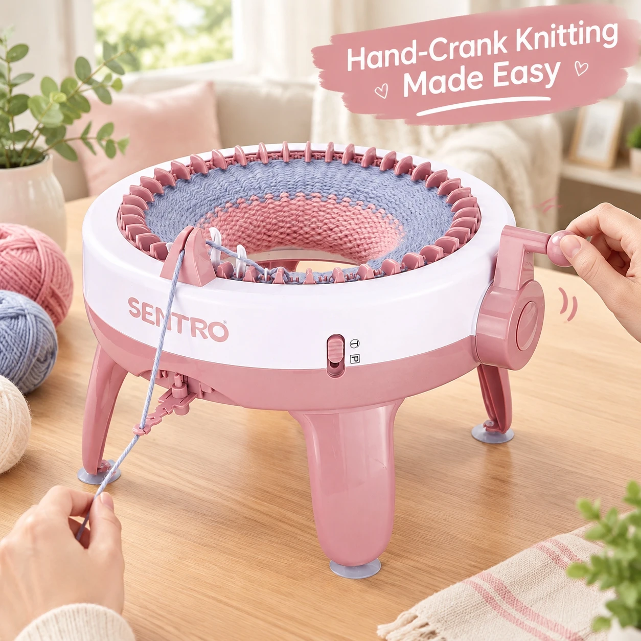 40-Nadel-Handstrickmaschine DIY hand gestrickter Schal pullover für erwachsene Kinder hüte und Socken Hands trick artefakt