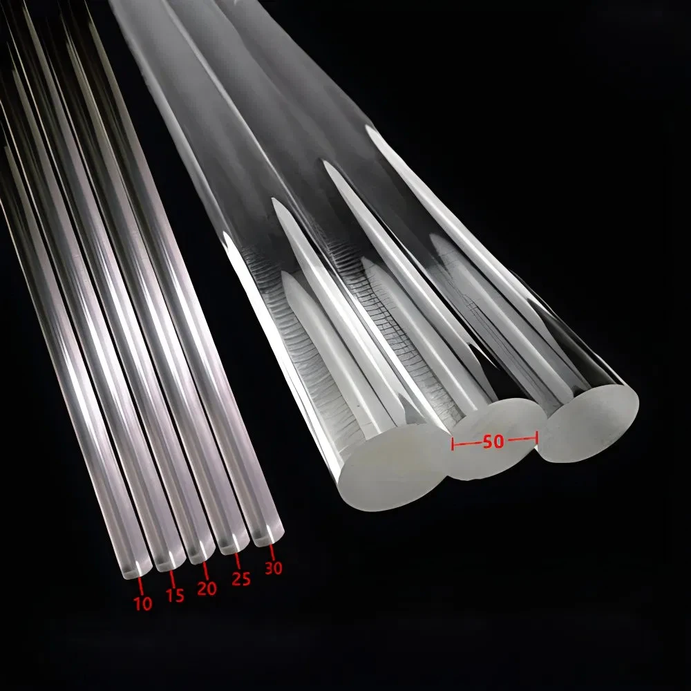 

Customized Length 12mm/16mm/20mm Clear Acrylic Plexiglass Lucite Rod Round for Tool Parts DIY Crafts