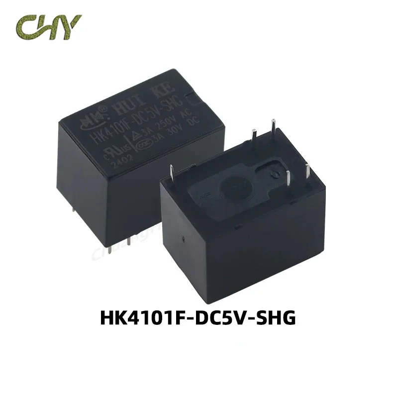 5PCS relay HK4101F-DC5V-SHG HK4101F-DC12V-SHG HK4101F-DC24V-SHG Power Converter 5 Pin Conversion DC5V 12V 24V