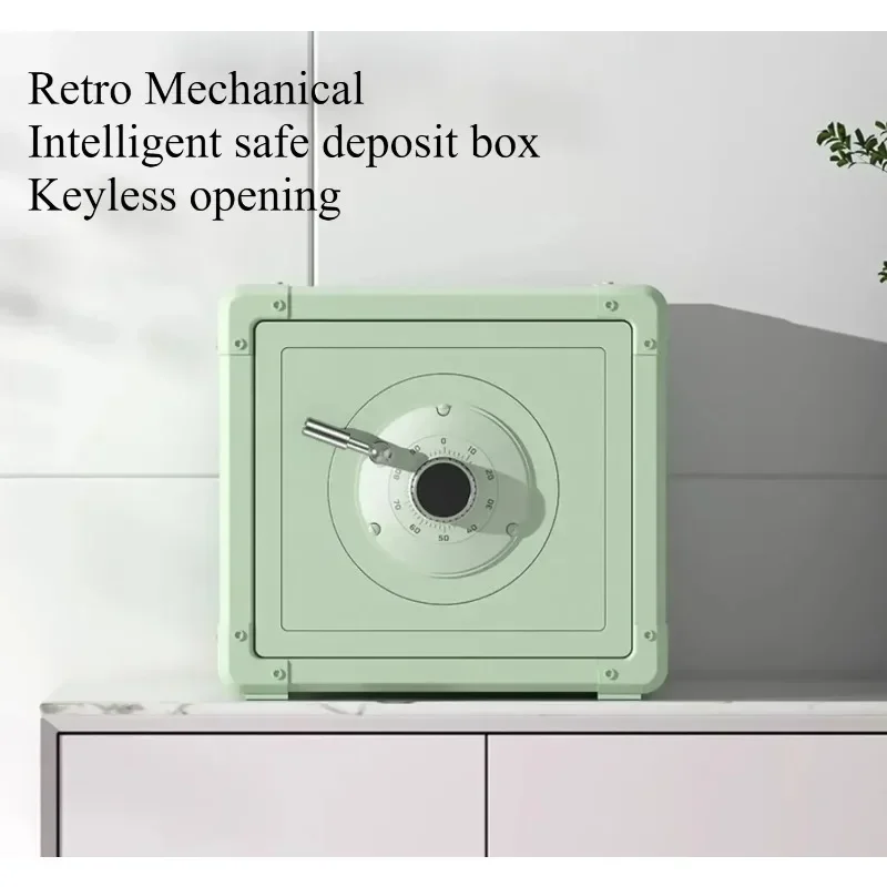 App Safe Box Retro Mechanical Dial Dial Safe Box Home Anti Theft Keyless 29.7L Large Capacity