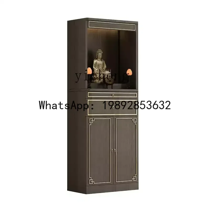 F1 Buddhist niche New Chinese vertical cabinet Buddhist cabinet serving Shrine Buddhist Guanyin