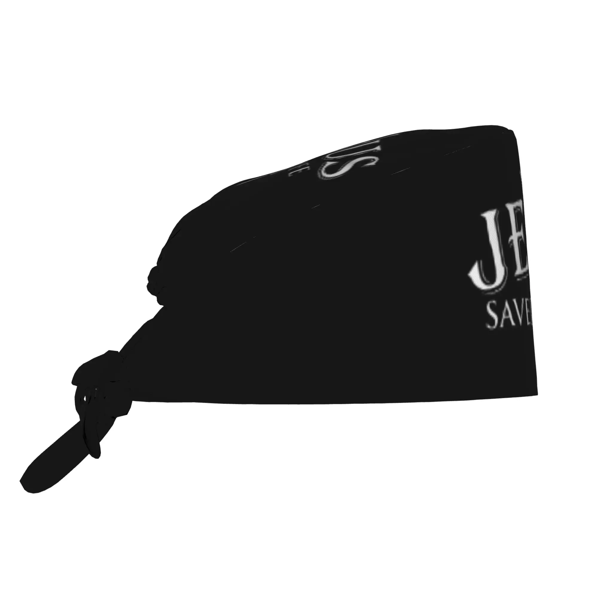 Custom Jesus Saved My Life Working Cap Surgical Hats Men Women Christ Religion Christian Faith Nursing Cap Lab Works Hat