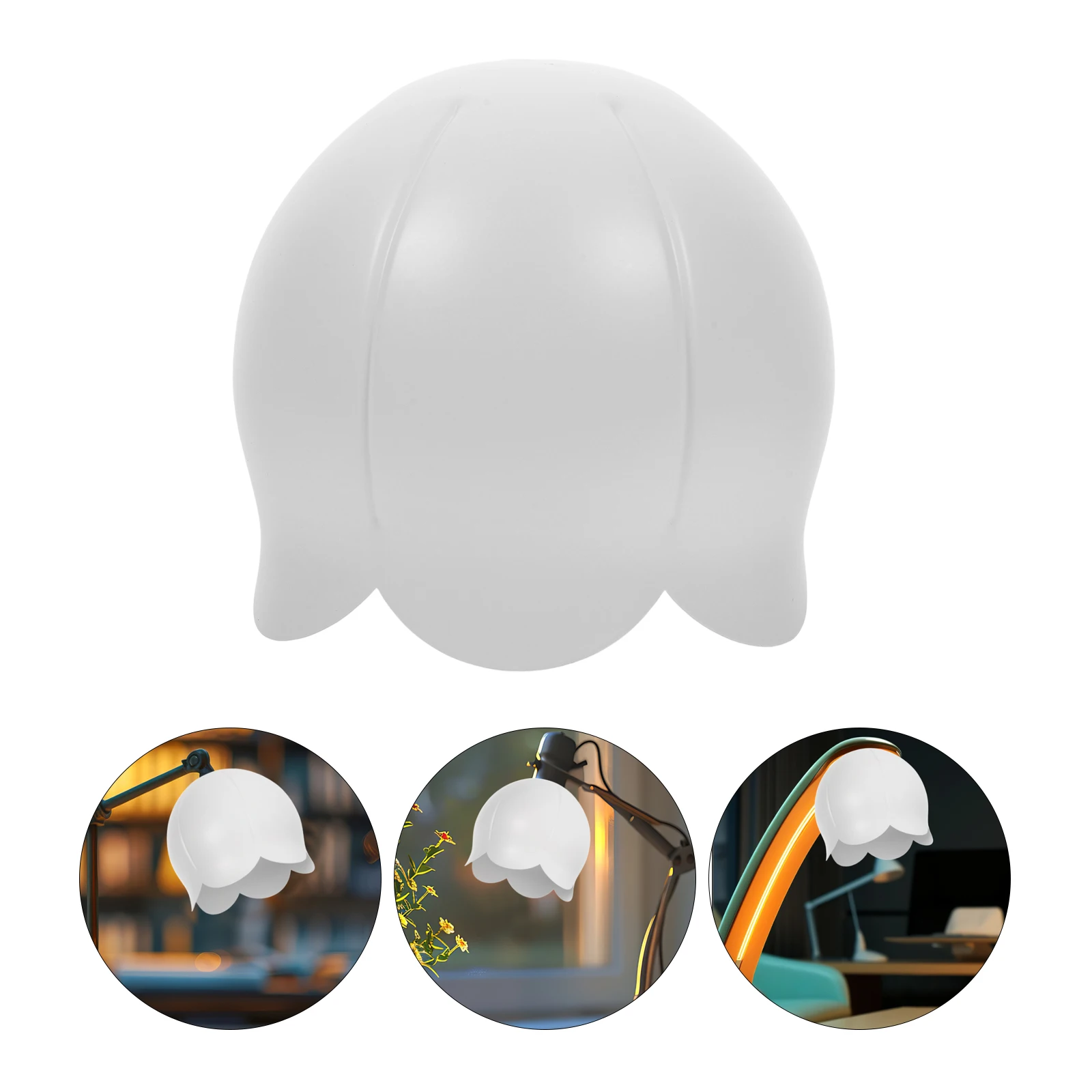 

Flower Bud Lampshade Decorative for Table Aromatherapy Light Shades Bell Iron Floral