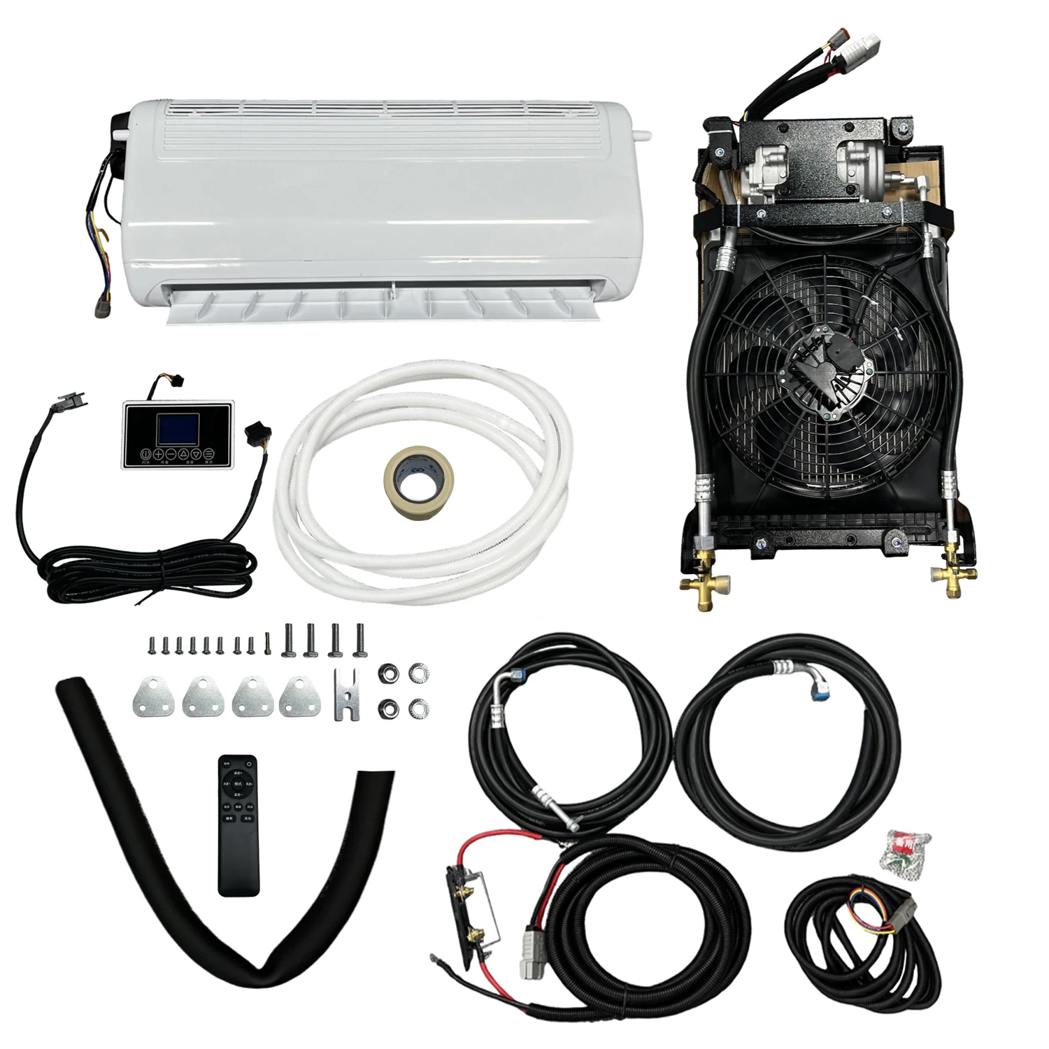 

New Product AC System Electric AC Compressor 12V Truck Cooler Parking air Conditioner 24v for Camper Van