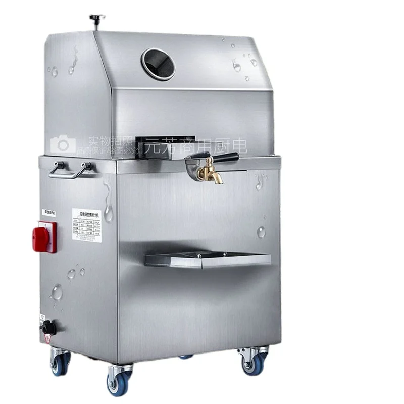 LTT, Sugarcane Juicer Commercial Stainless Steel Automatic Electric Desktop Sugarcane Machine Special Stall