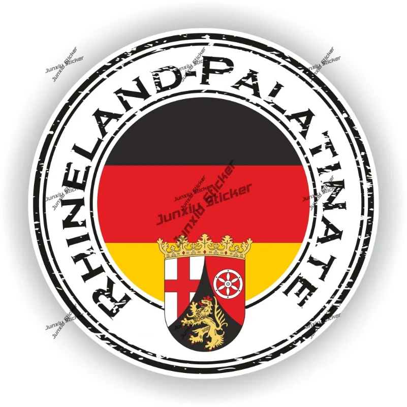 

Rhineland-Palatinate Rheinland-Pfalz Germany Stickers Decal Coat of Arms of German Rhineland-Palatinate Rheinland-Pfalz Decals