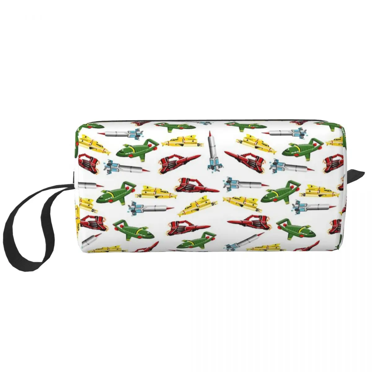 Thunderbirds Pattern Makeup Bag Cosmetic Organizer Storage Dopp Kit Toiletry Cosmetic Bag for Women Beauty Travel Pencil Case