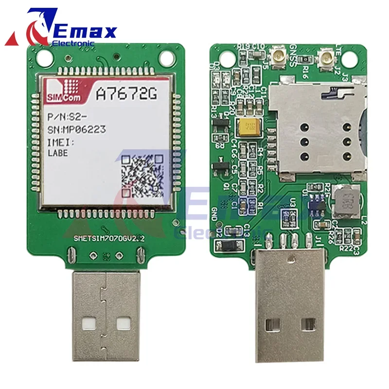 SIMCOM A7672G USB-Dongle A7672G-Dongle A7672G Kernplatine LTE CAT1+2G+Globale Version A7672