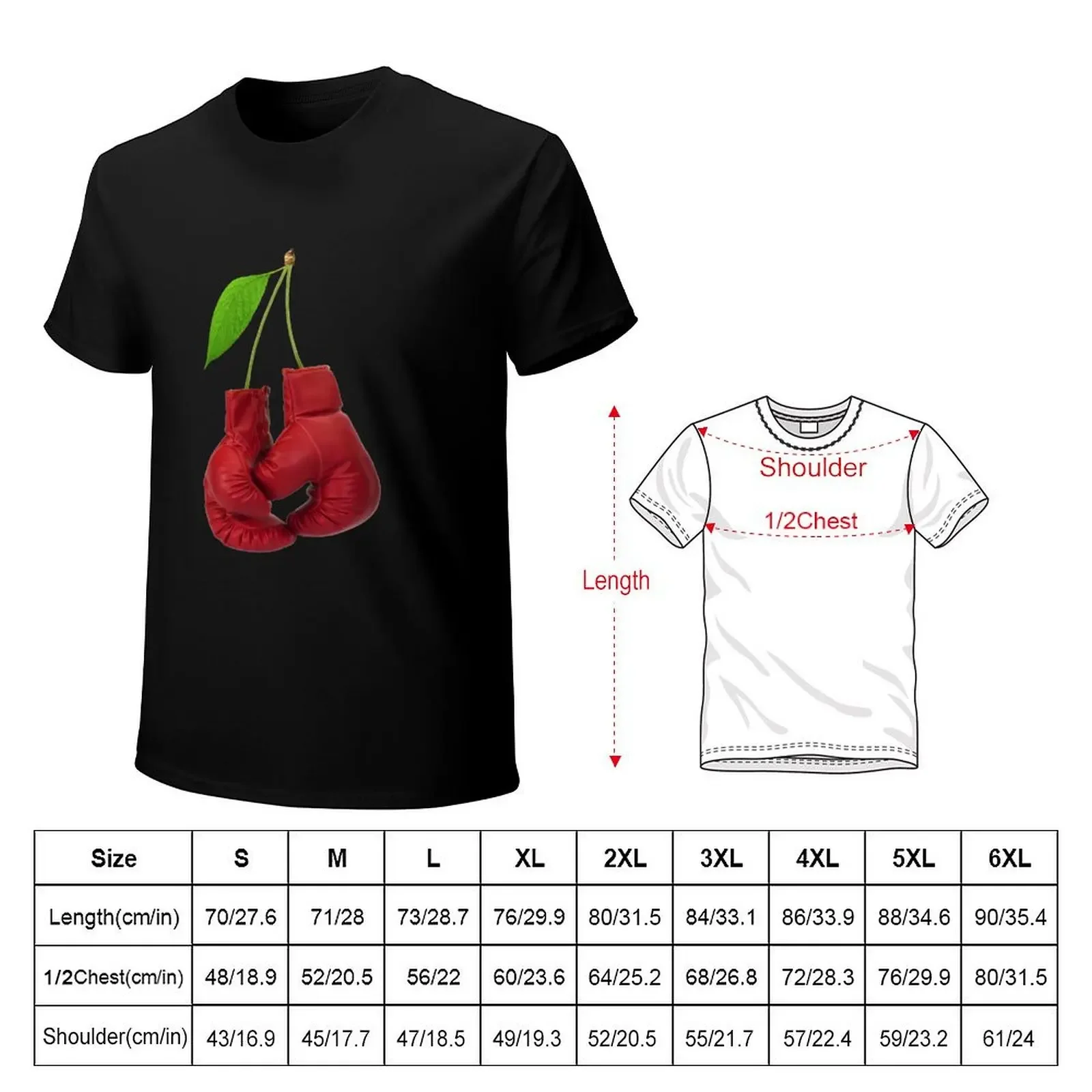 Cherry Punch Boxing T-Shirt tees baggy shirts summer clothes mens graphic t-shirts hip hop