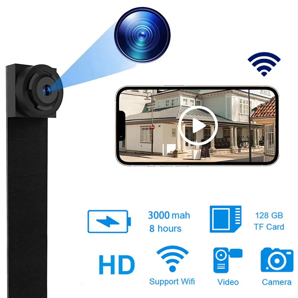 

HD 1080P Wi-Fi камеры обнаружения движения портативная видеокамера беспроводной модуль видеорегистратор поддержка удаленного просмотра