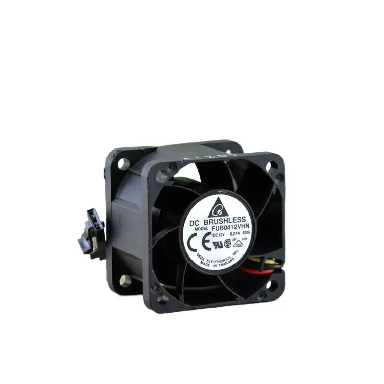 

1 шт. Autic Delta 4028 12 В 0,24 А Fub0412vhn трехпроводной вентилятор с двойным шариком 4 см