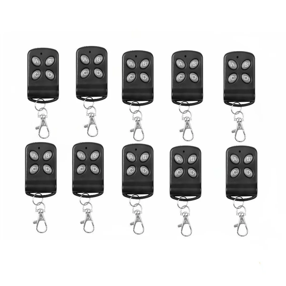 

433Mhz Duplicator Wireless Cloning Remote Control 4CH Electric Copy Controller RF Wireless Transmitter for Garage Door,B