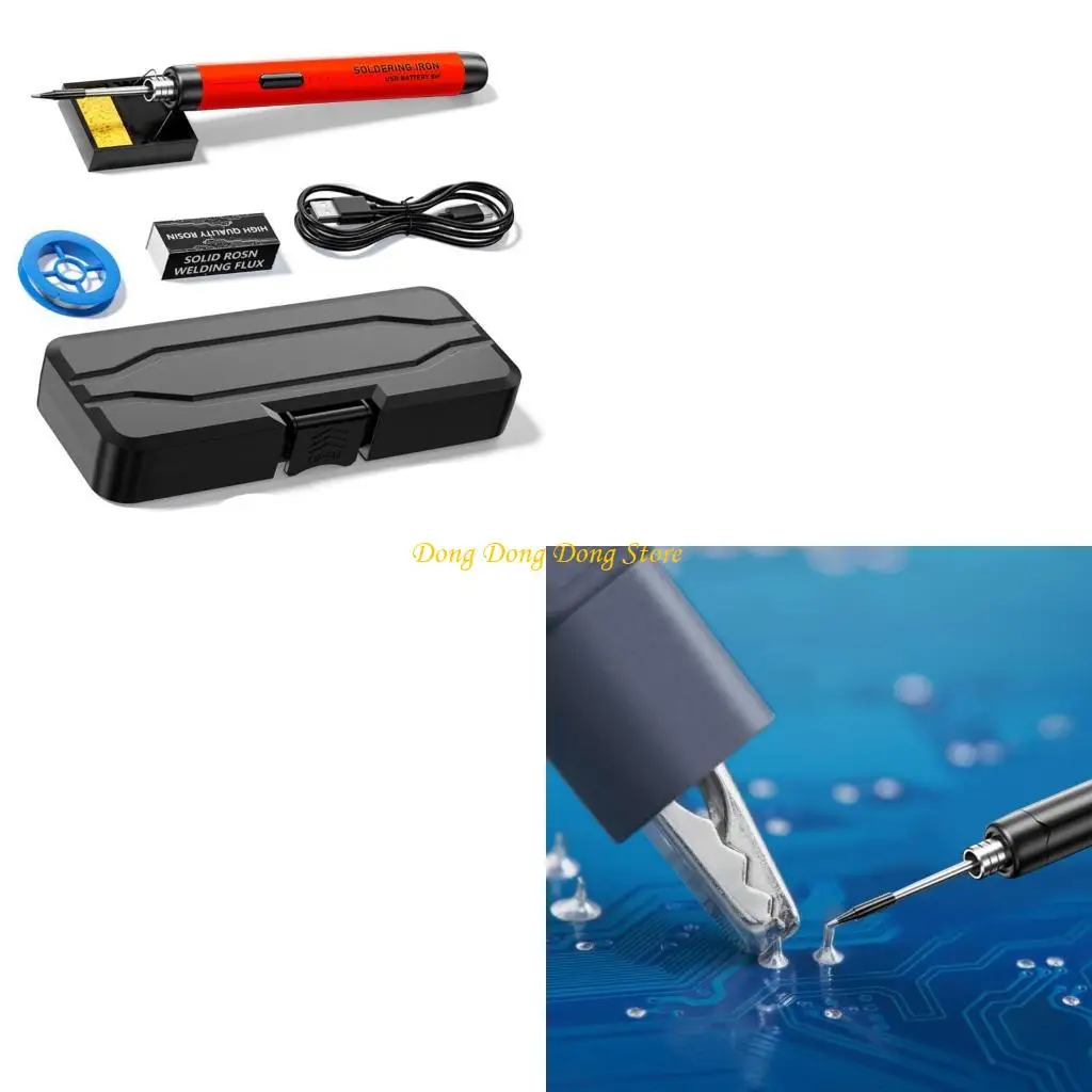 

USB 5V Electric Soldering Iron Welding Thermals Pencil Welding Rework Tool Set
