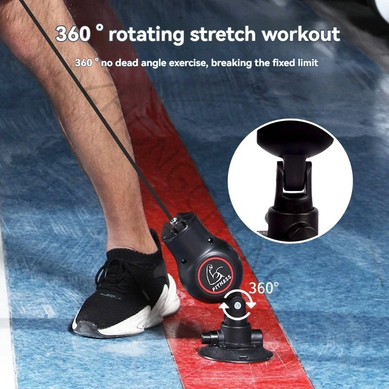 Adjustable home fitness pump, a versatile training device for strength training, skiing, squats, and stretching exercises.