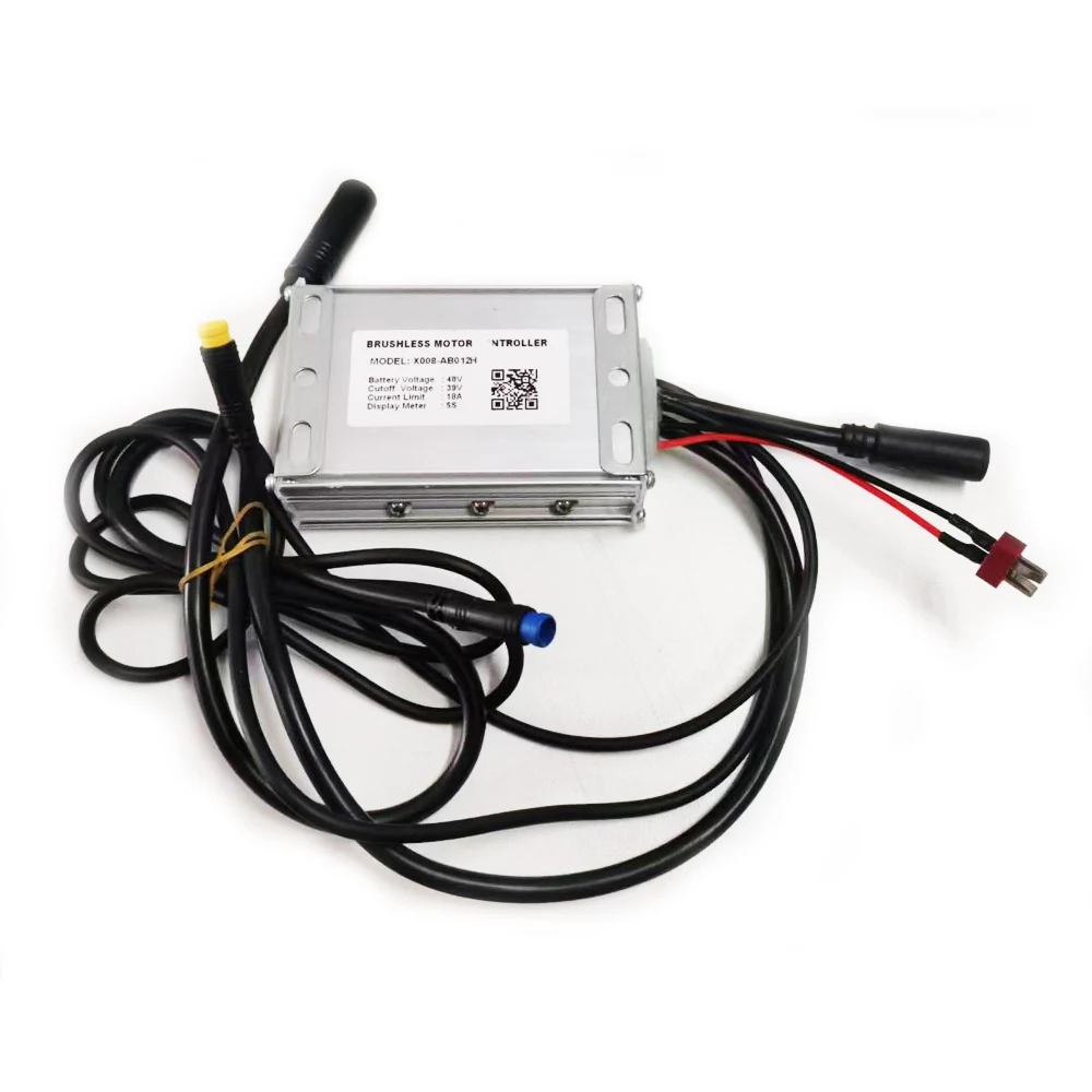 

Customized X008-AB012H Brushless Motor Controller 48V 18A Electric Bicycle Conversion Kit Ebike Controller for 5S Display