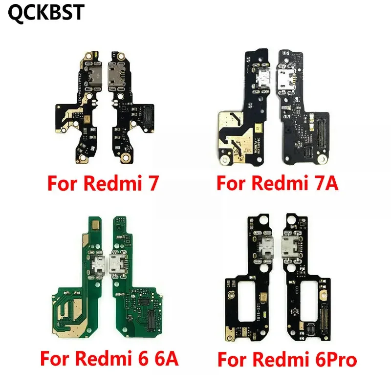 USB Charging Port Board Connector Flex Cable Microphone For XiaoMi PocoPhone F1 Redmi Note 9 8 7 6 5 Pro Plus 9A 8A 7A 6A