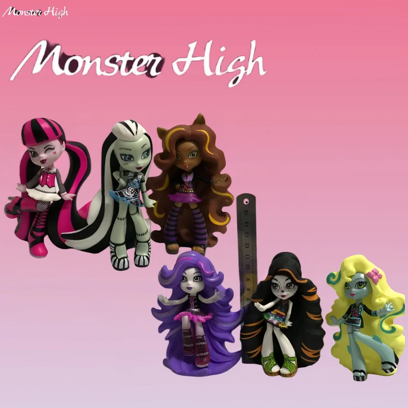 

Original Multi-Style Monster Spirit School Monster High Purple Blood Black Cat Exchange Student Elf High School Handmade Model