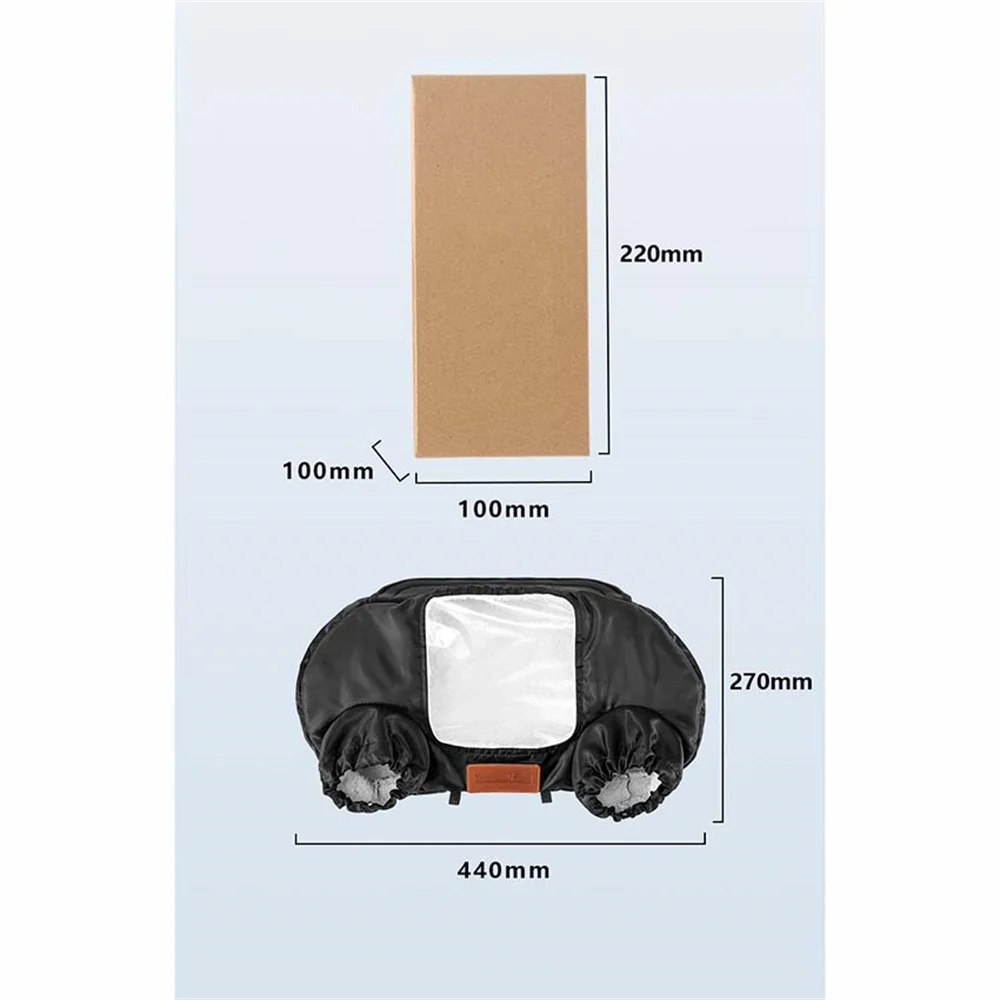 Luvas quentes com controle remoto para dji mavic 3/air2/3s/mini4/3pro/neo inverno à prova d'água anti-vento kit de voo para fotografia ao ar livre